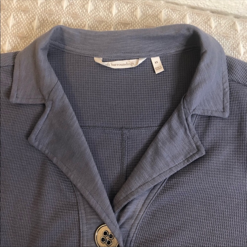 Soft Surroundings Tunic Cardigan Pullover - Picture 6 of 8